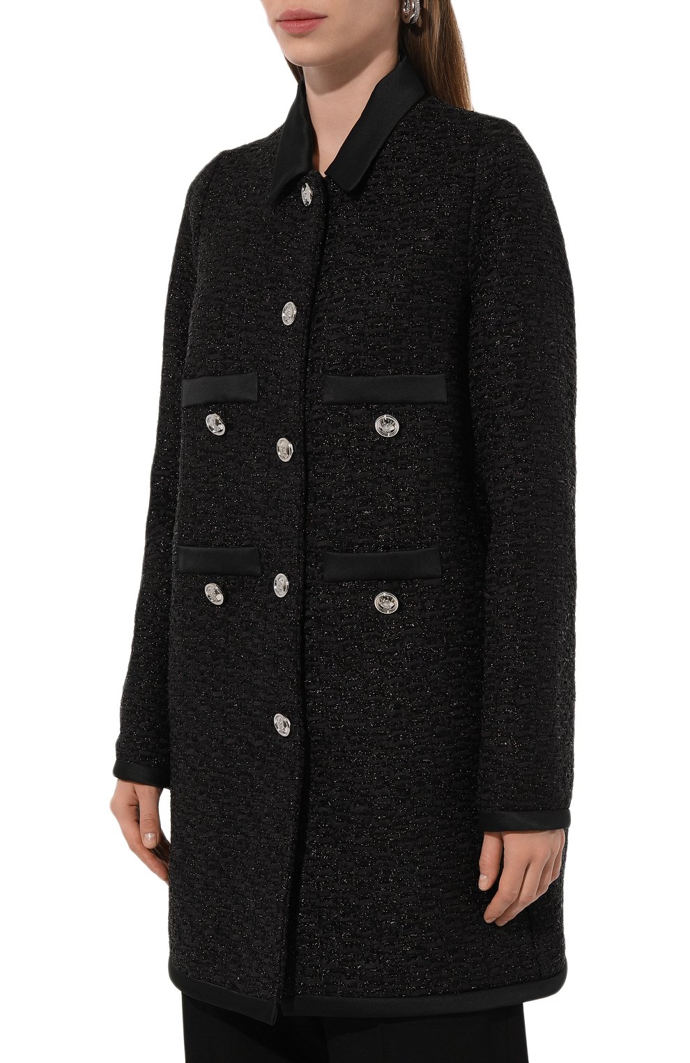 Твидовое пальто GIAMBATTISTA VALLI, арт. 24FWSVGT8061-92UBE, фото 3