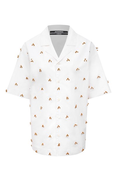 Же нская хлопковая рубашка JACQUEMUS, арт. 211SH20/119100