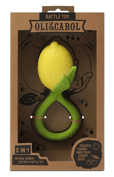Погремушка-прорезыватель lemon OLI&CAROL, а�рт. L-RATTLE-LEMON