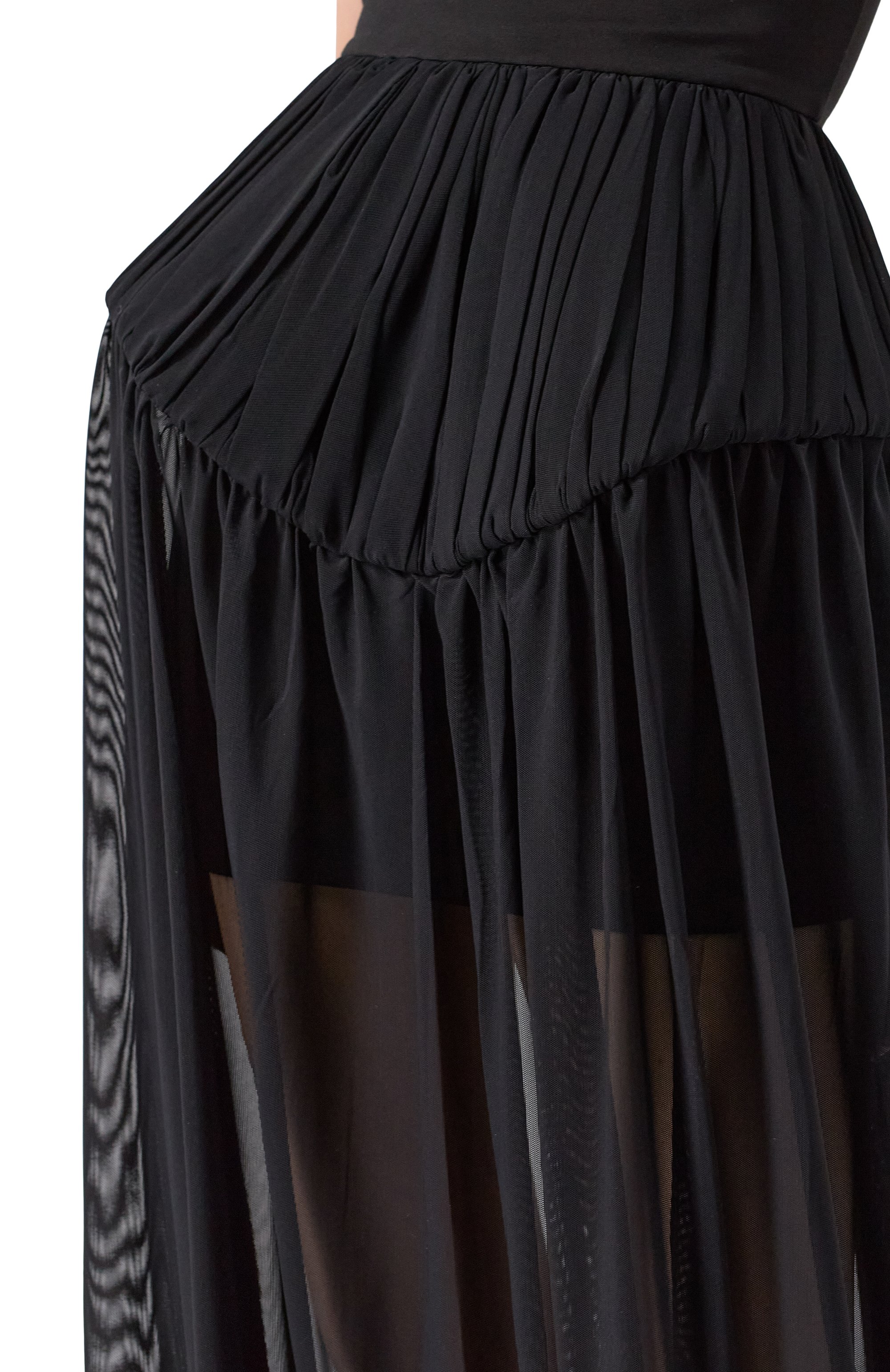 Платье DAVID KOMA черного цвета по цене 236500 руб., арт. RE25DK02DL, фото 5 Платье DAVID KOMA, арт. RE25DK02DL, фото 5