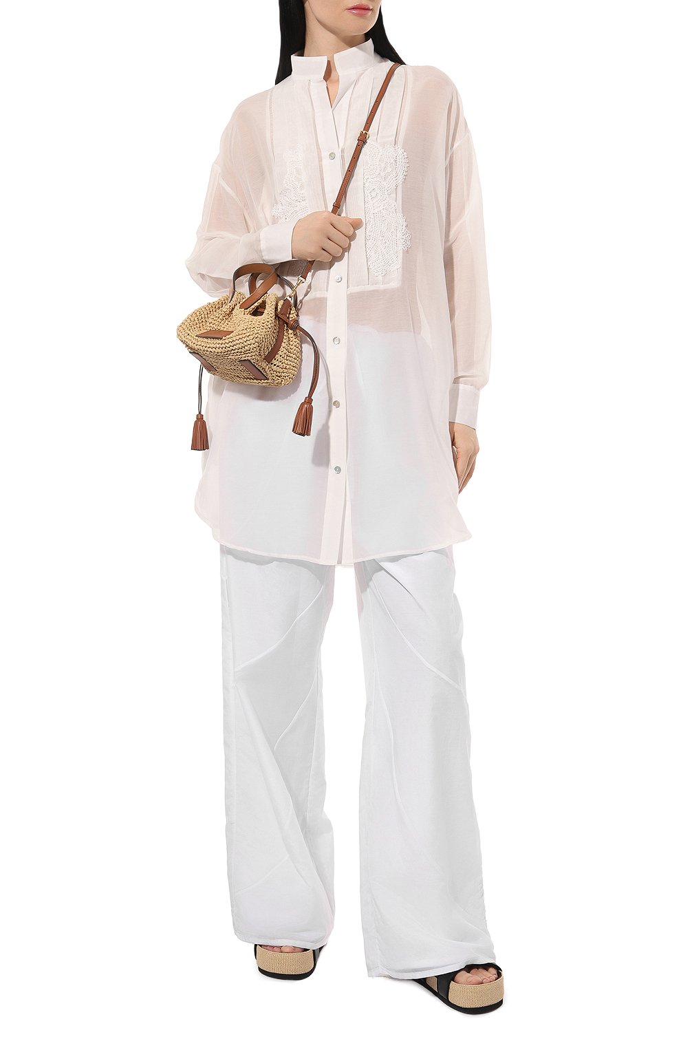 Платье из хлопка и шелка LILA EUGENIE, арт. 2415, фото 2