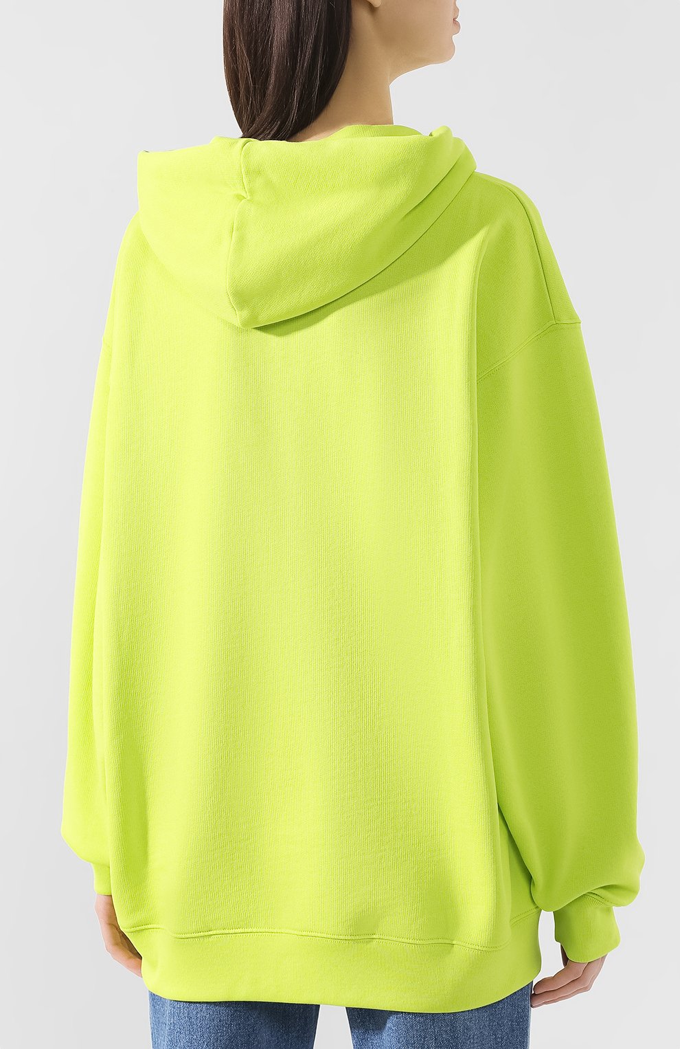 Хлопковое худи ACNE STUDIOS зеленого цвета по цене 43950 руб., арт. CI0009/W, фото 4 Хлопковое худи ACNE STUDIOS, арт. CI0009/W, фото 4