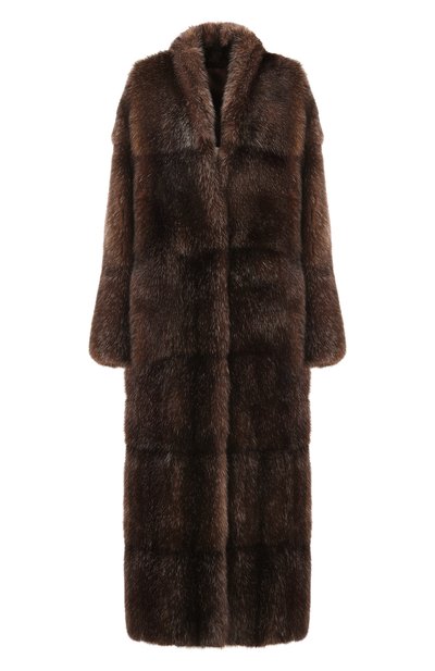 Женская шуба из соболя MVST, арт. M002A/SABLE WILD SILVER 4-5