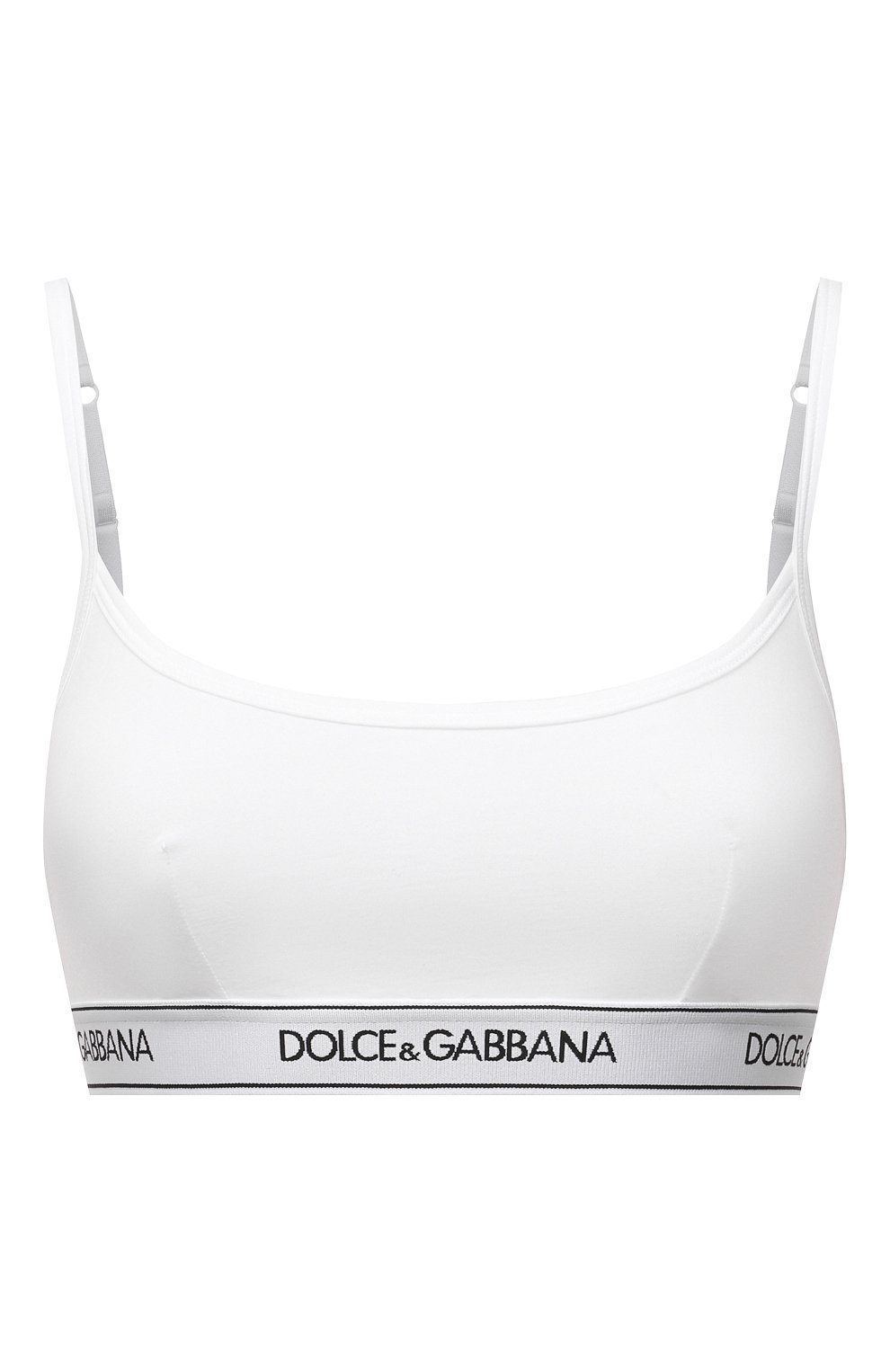 Бра-топ DOLCE & GABBANA белого цвета по цене 15150 руб., арт. 01B29T/FUGJT, фото 1 Бра-топ DOLCE & GABBANA, арт. 01B29T/FUGJT, фото 1