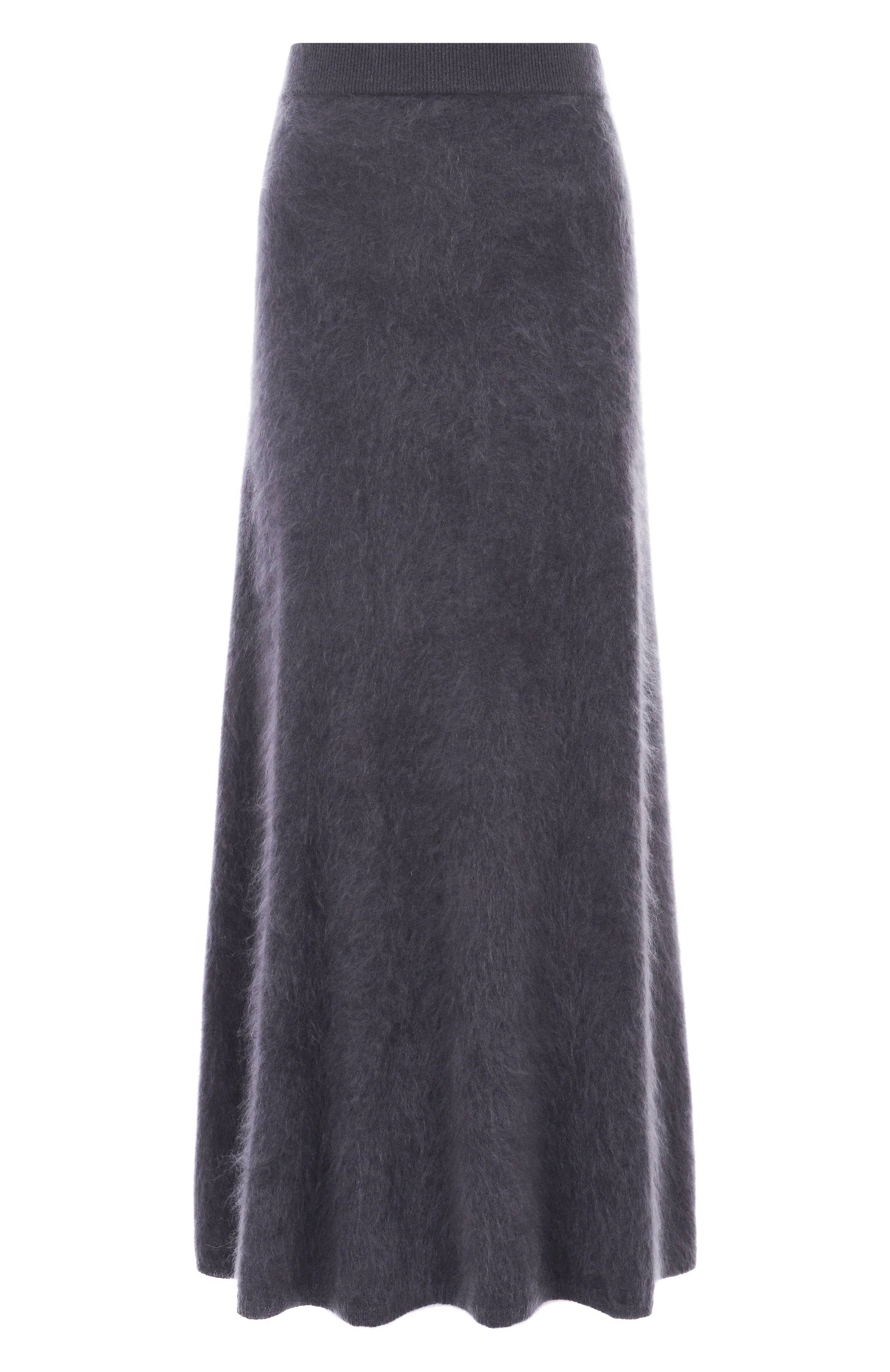 Кашемировая юбка ARCH4 темно-серого цвета по цене 66700 руб., арт. KNSK2598, фото 1 Кашемировая юбка ARCH4, арт. KNSK2598, фото 1