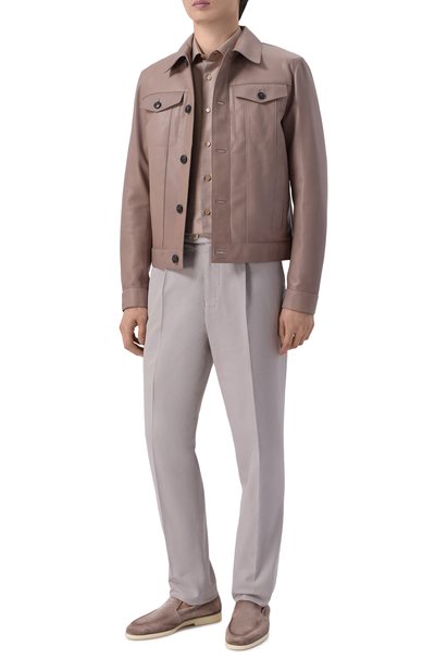 Мужская рубашка из хлопка и льна STEFANO RICCI, арт. MC008361/R3165