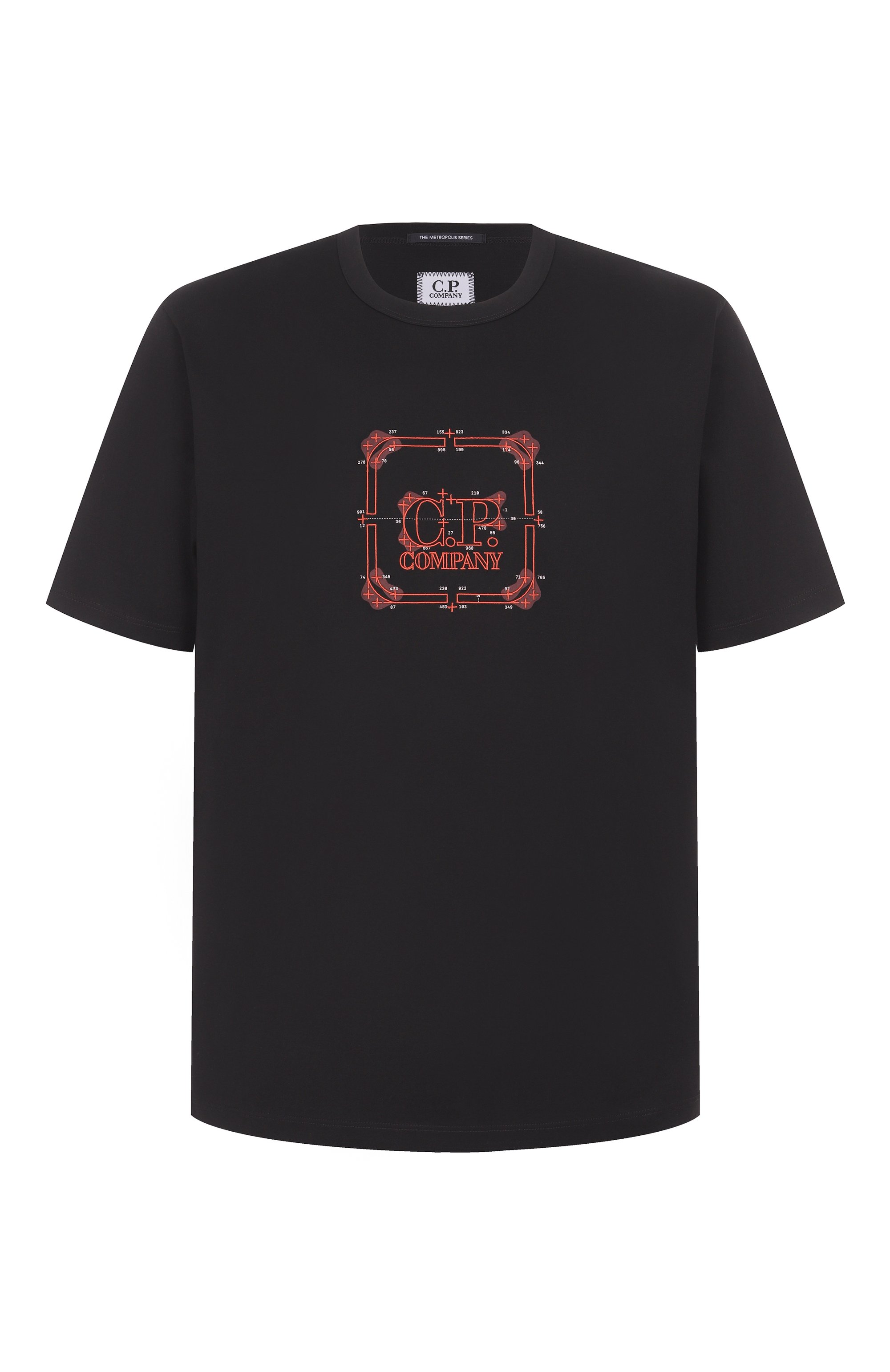 Хлопковая футболка C.P. COMPANY, арт. 19CLTS055A006370W, фото 1