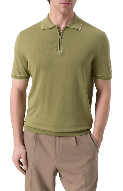 Поло изо льна и вискозы BOSS, арт. 50537640, фото 3