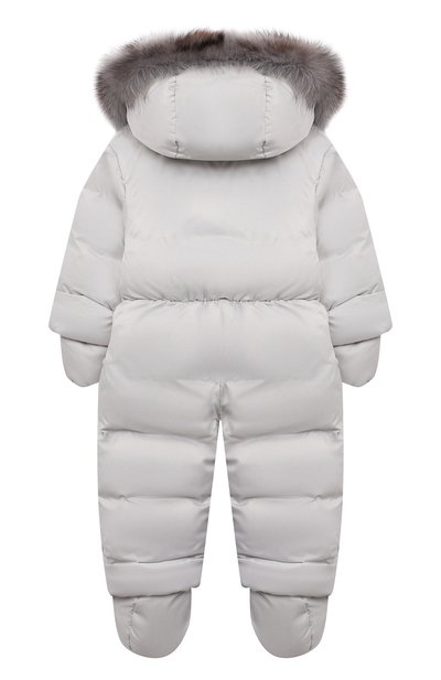 Пуховый комбинезон CHEPE светло-серого цвета по цене 20000 руб., арт. 391062, фото 2 Пуховый комбинезон CHEPE, арт. 391062, фото 2