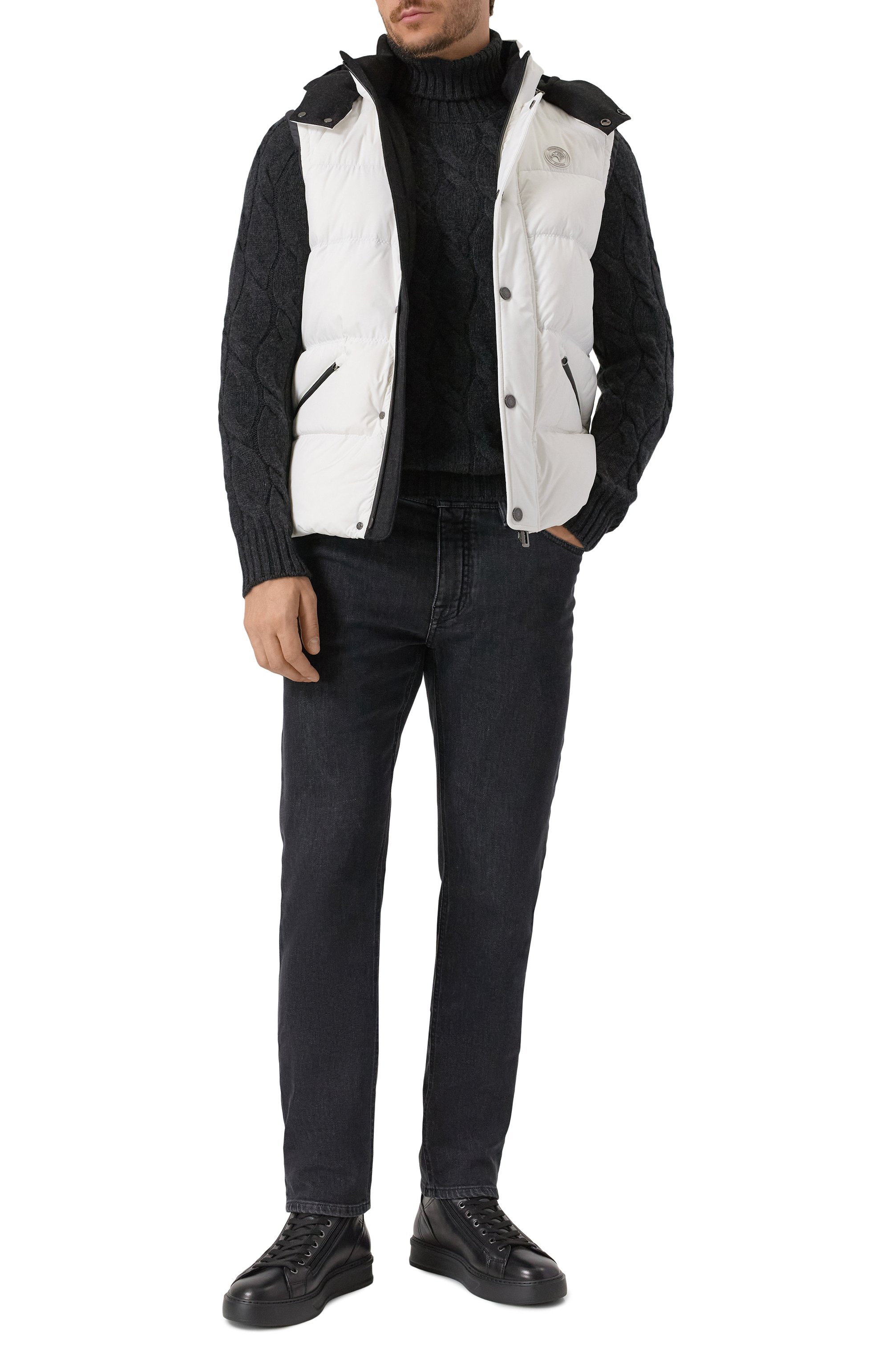 Кожаные кеды rainier FABI, арт. FU0364/NAPPA BAR0N, фото 2