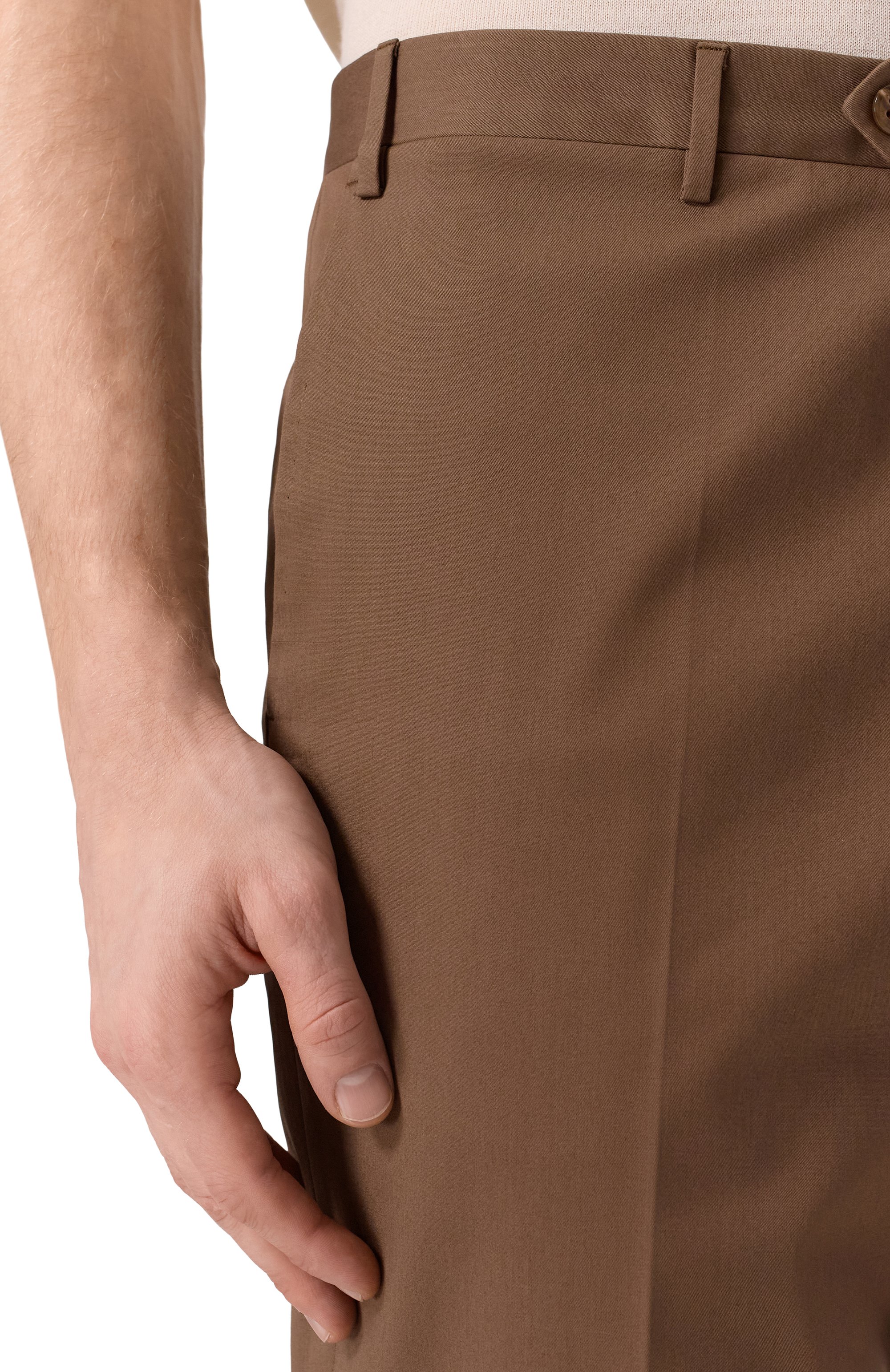 Хлопковые брюки CORNELIANI, арт. 275B01/2714517, фото 5