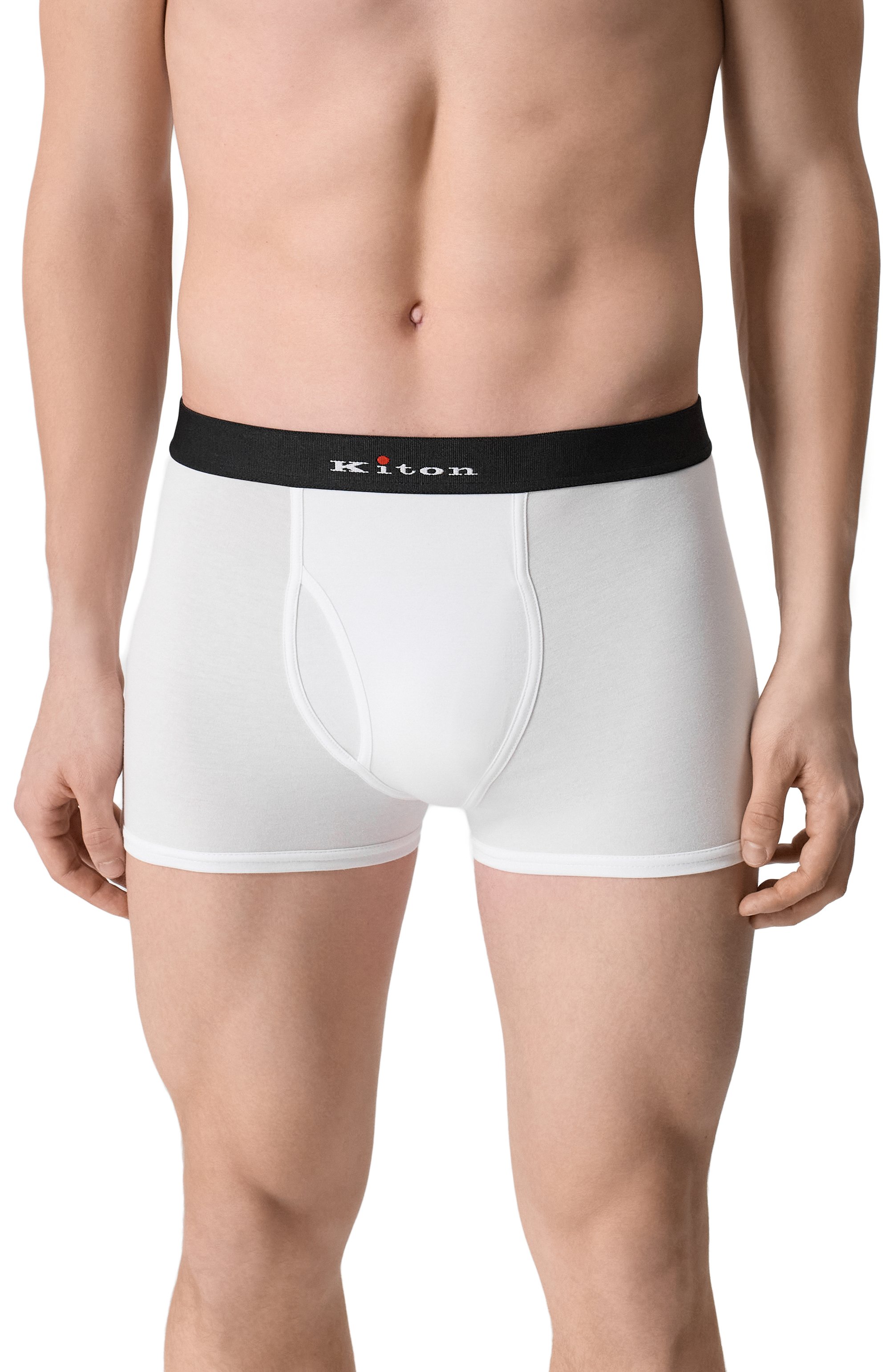 Хлопковые боксеры KITON белого цвета по цене 26100 руб., арт. UNWBX16K0727H01, фото 2 Хлопковые боксеры KITON, арт. UNWBX16K0727H01, фото 2
