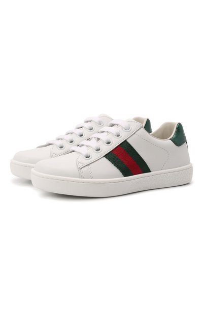 Кожаные кеды GUCCI, арт. 433148/CPWE0