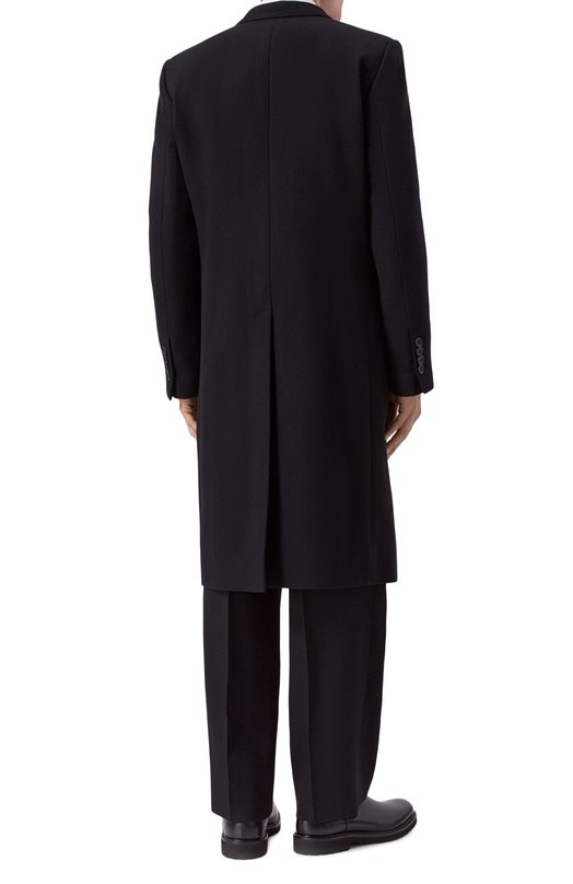 Пальто из шерсти и кашемира Dolce & Gabbana G036IT/HUMJ2 Чёрный  G036IT/HUMJ2 Фото 4