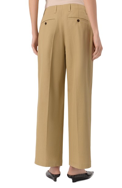 Хлопковые брюки TOTEME, арт. 242-WRB1641-FB0103, фото 4