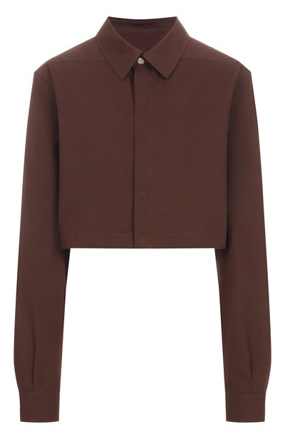 Хлопковая рубашка RICK OWENS, арт. RP01E7240/P, фото 1