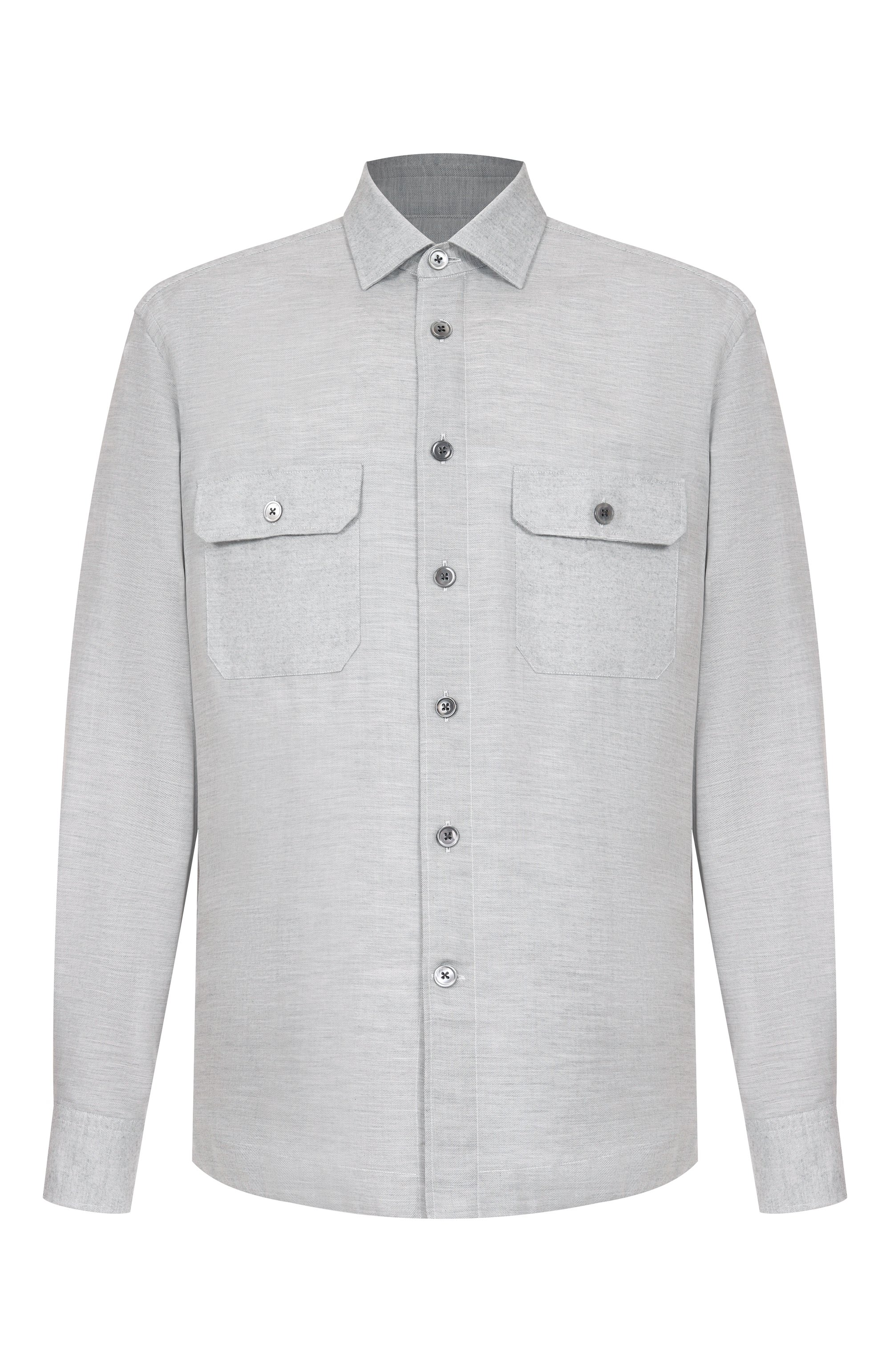 Рубашка из хлопка и кашемира CORNELIANI, арт. 26P219-2611345, фото 1