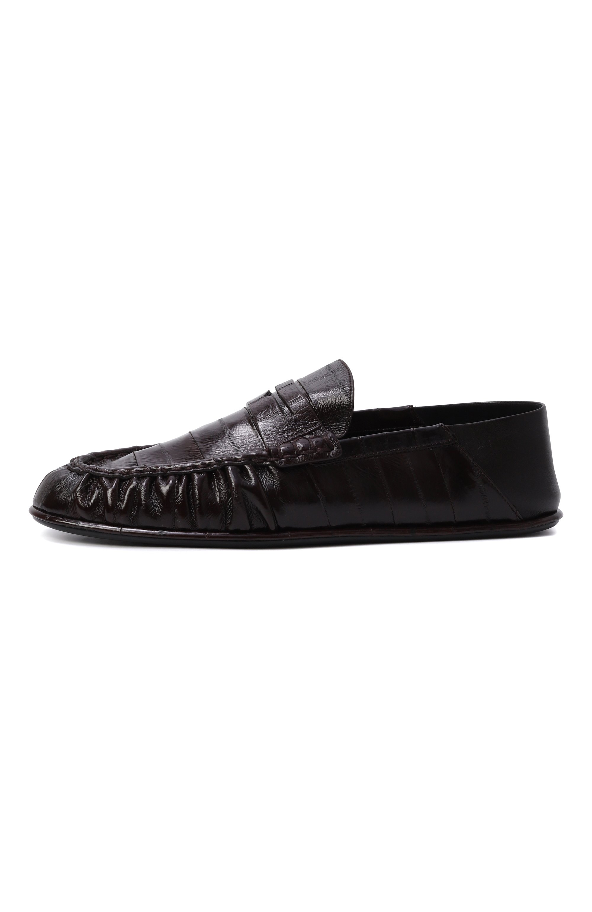 Кожаные пенни-лоферы le loafer SAINT LAURENT, арт. 800728/0WXAB, фото 4
