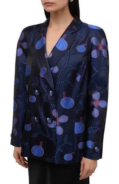 Шелковый жакет GIORGIO ARMANI, арт. 1WHGG0NU/T02QW, фото 3