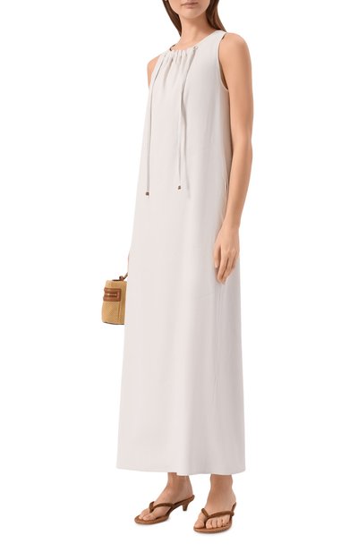 Платье изо льна и вискозы LORENA ANTONIAZZI, арт. P2640AB22A/3347, фото 2