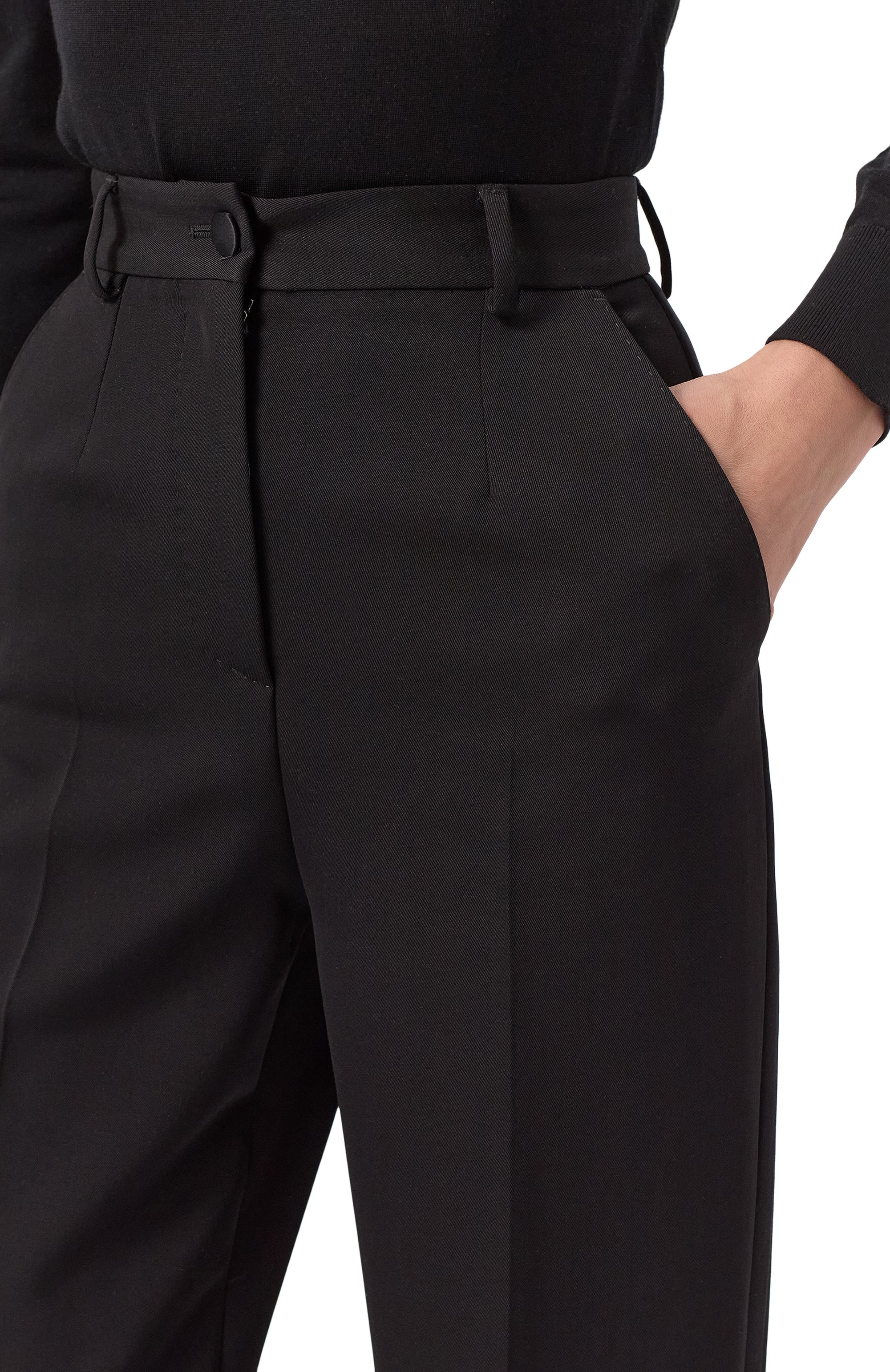 Брюки из шерсти и шелка DOLCE & GABBANA, арт. FTC8ZT/FU21E, фото 5