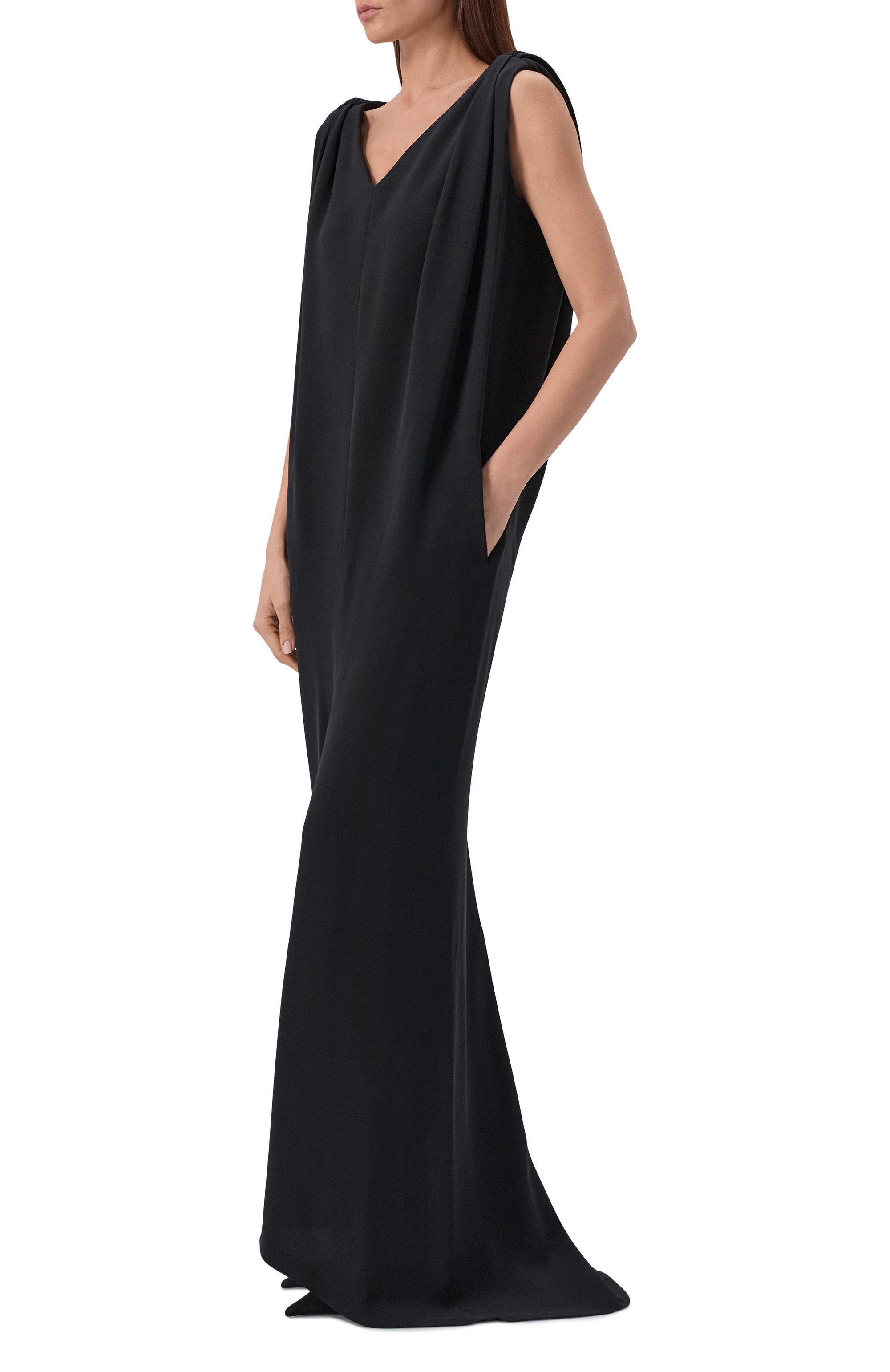 Платье из шелка и шерсти BALENCIAGA, арт. 872518/TUT14, фото 2