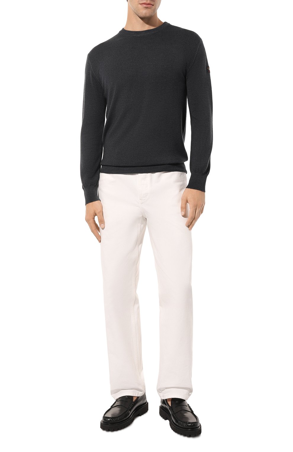 Шерстяной джемпер PAUL&SHARK темно-синего цвета по цене 31900 руб., арт. 11311001, фото 2 Шерстяной джемпер PAUL&SHARK, арт. 11311001, фото 2