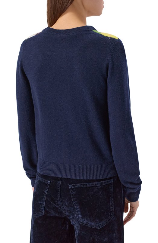 Кардиган из шерсти и кашемира Ganni A1070055 Разноцветный  A1070055 Фото 4