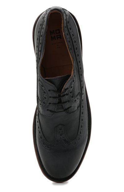 Кожаные дерби MOMA темно-синего цвета по цене 39950 руб., арт. 2AS132-S0, фото 5 Кожаные дерби MOMA, арт. 2AS132-S0, фото 5