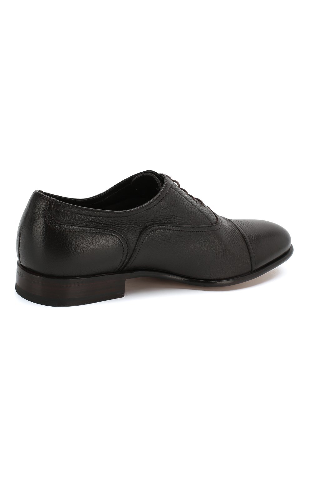 Кожаные оксфорды MORESCHI темно-коричневого цвета по цене 54250 руб., арт. 90042166/NICE, фото 4 Кожаные оксфорды MORESCHI, арт. 90042166/NICE, фото 4