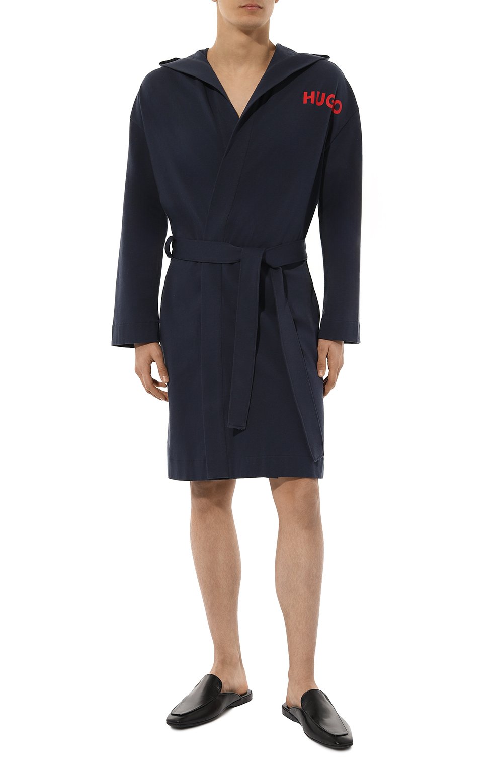 Хлопковый халат HUGO, арт. 50501421, фото 2