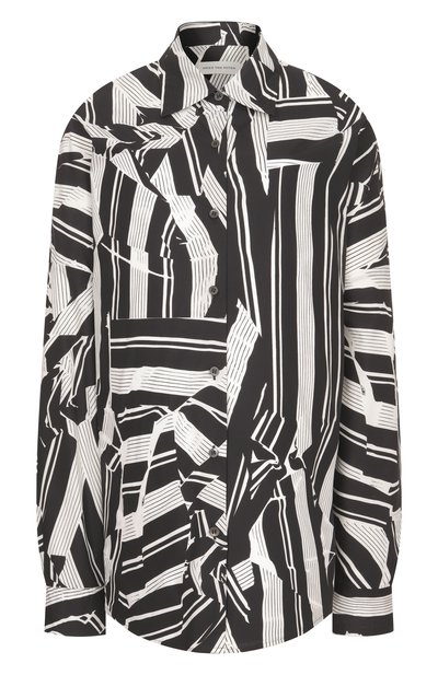 Женская хлопковая рубашка DRIES VAN NOTEN, арт. 130700/3003