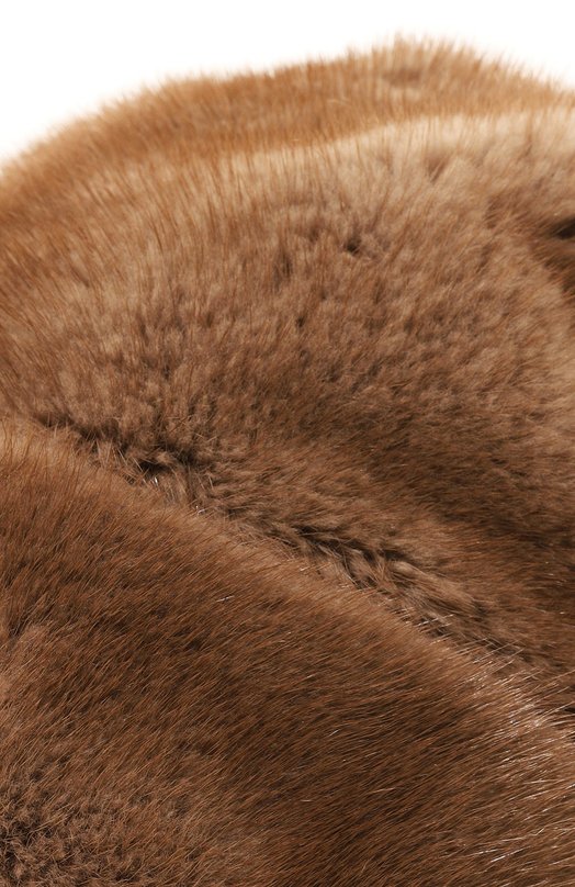 Меховая шапка Лилас из норки FurLand 0234400110083600000 Коричневый  0234400110083600000 Фото 4