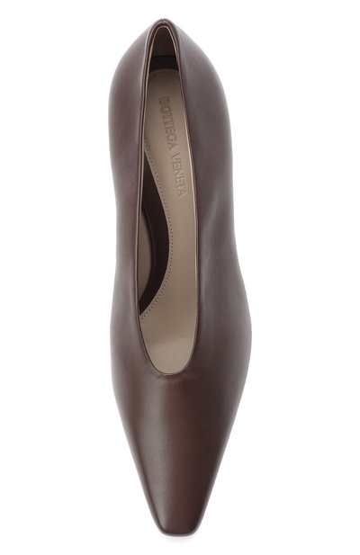 Кожаные туфли almond BOTTEGA VENETA, арт. 608839/VBSD0, фото 5
