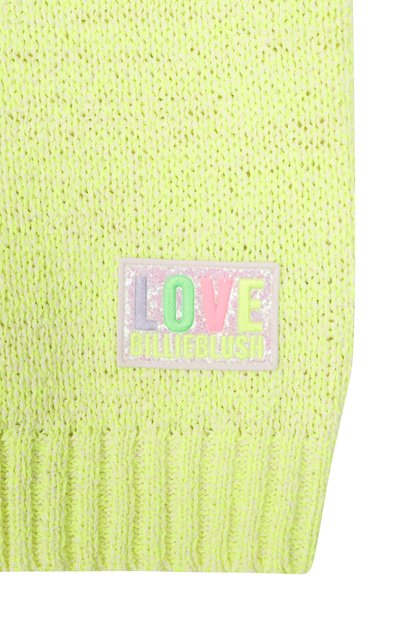 Хлопковый жилет BILLIEBLUSH желтого цвета по цене 10350 руб., арт. U21908, фото 3 Хлопковый жилет BILLIEBLUSH, арт. U21908, фото 3