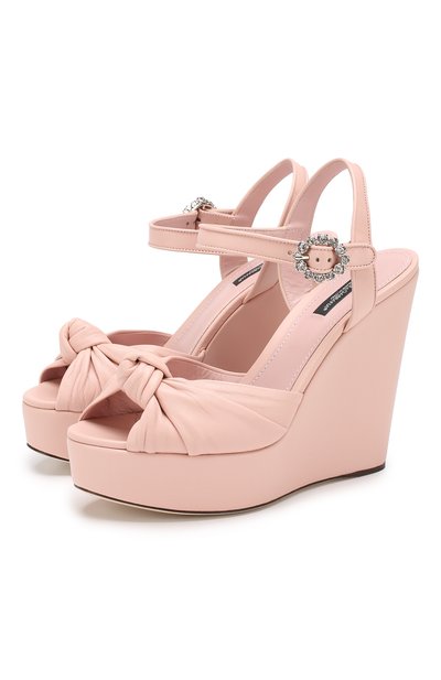 Кожаные босоножки bianca DOLCE & GABBANA, арт. CZ0219/AA170, фото 1