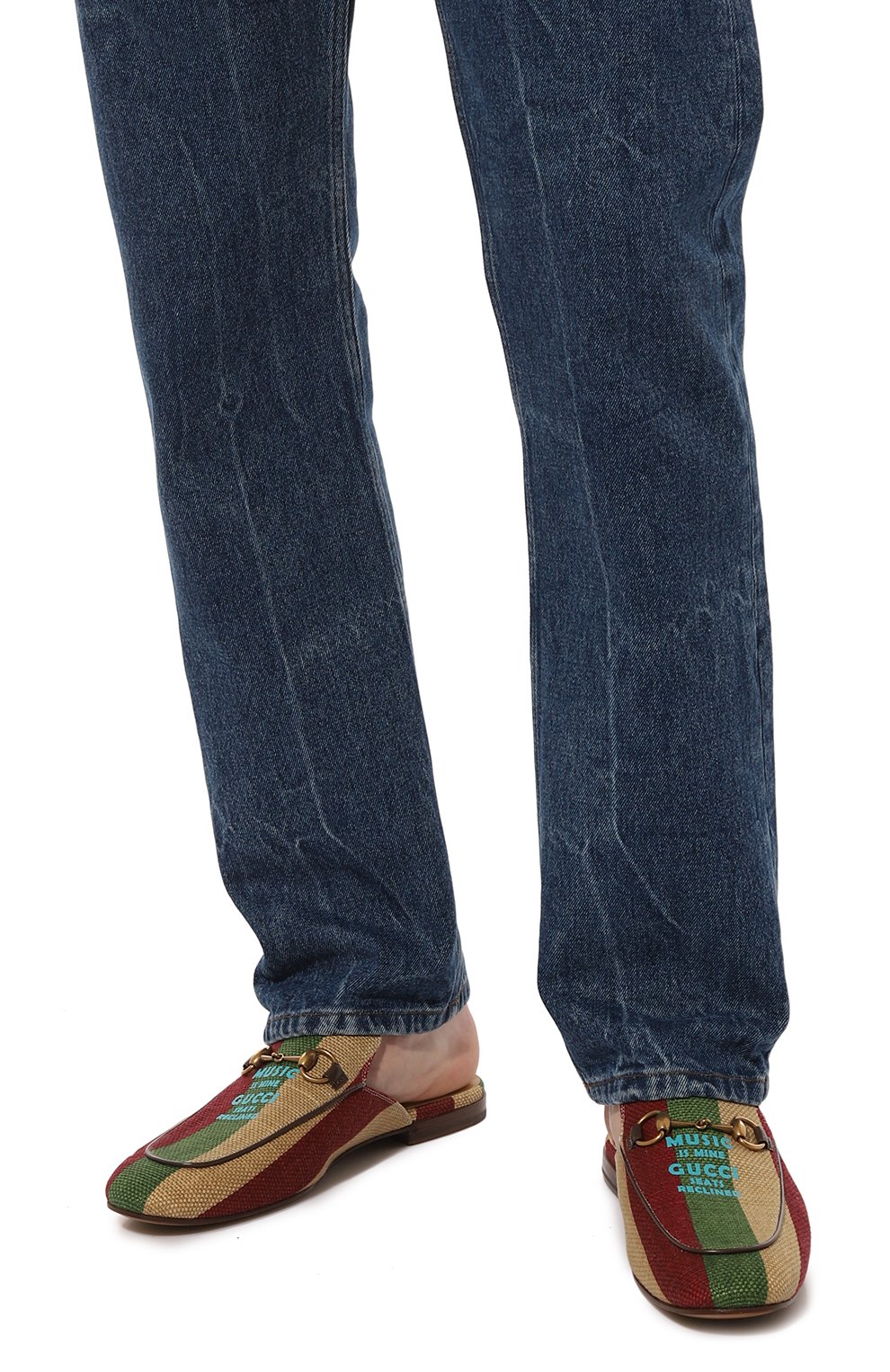 Текстильные сабо gucci 100 GUCCI, арт. 681111 UHZ10, фото 3