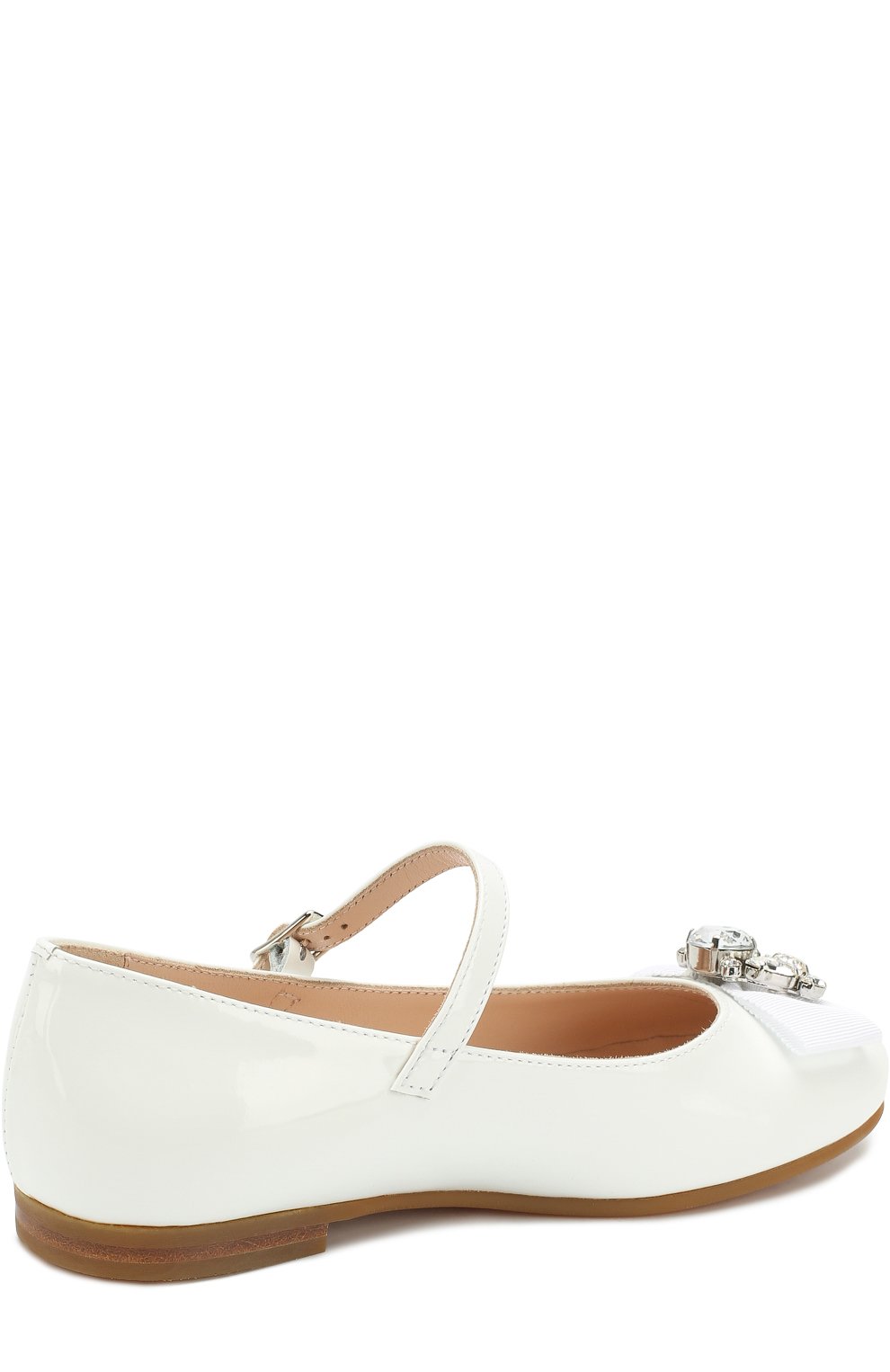 Лаковые туфли с бантом и кристаллами IL GUFO, арт. G362/PATENT/31-34, фото 3