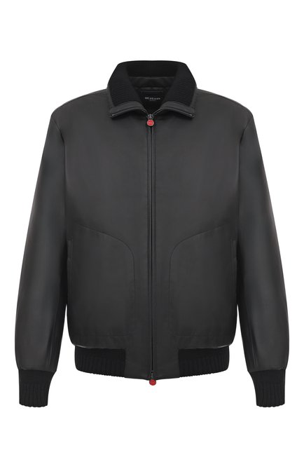 Мужской кожаный бомбер KITON, арт. UW2239V0416H20