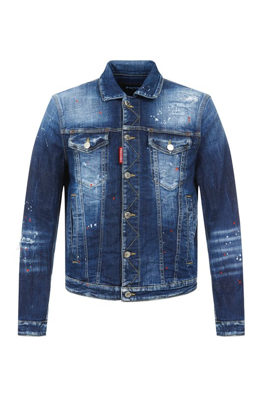 Джинсовая куртка Dsquared2 S74AM1601/S30664 Синий S74AM1601/S30664