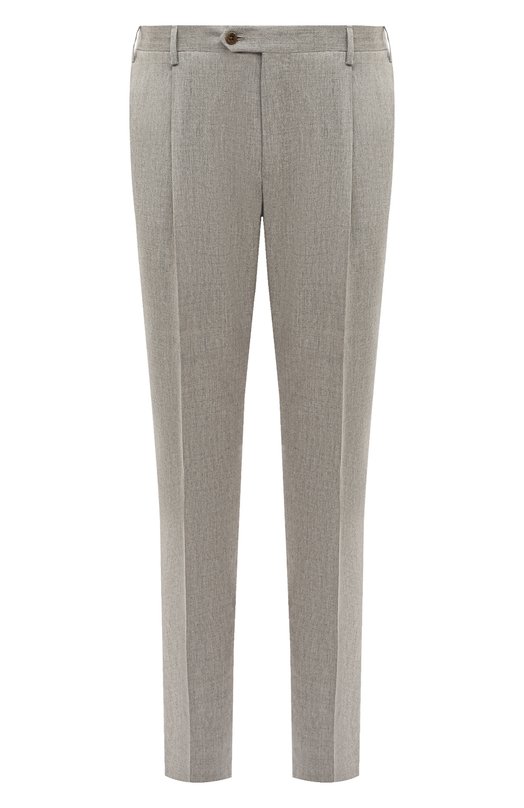 Брюки из шерсти и кашемира Corneliani 945B03-9418540 Серый 945B03-9418540