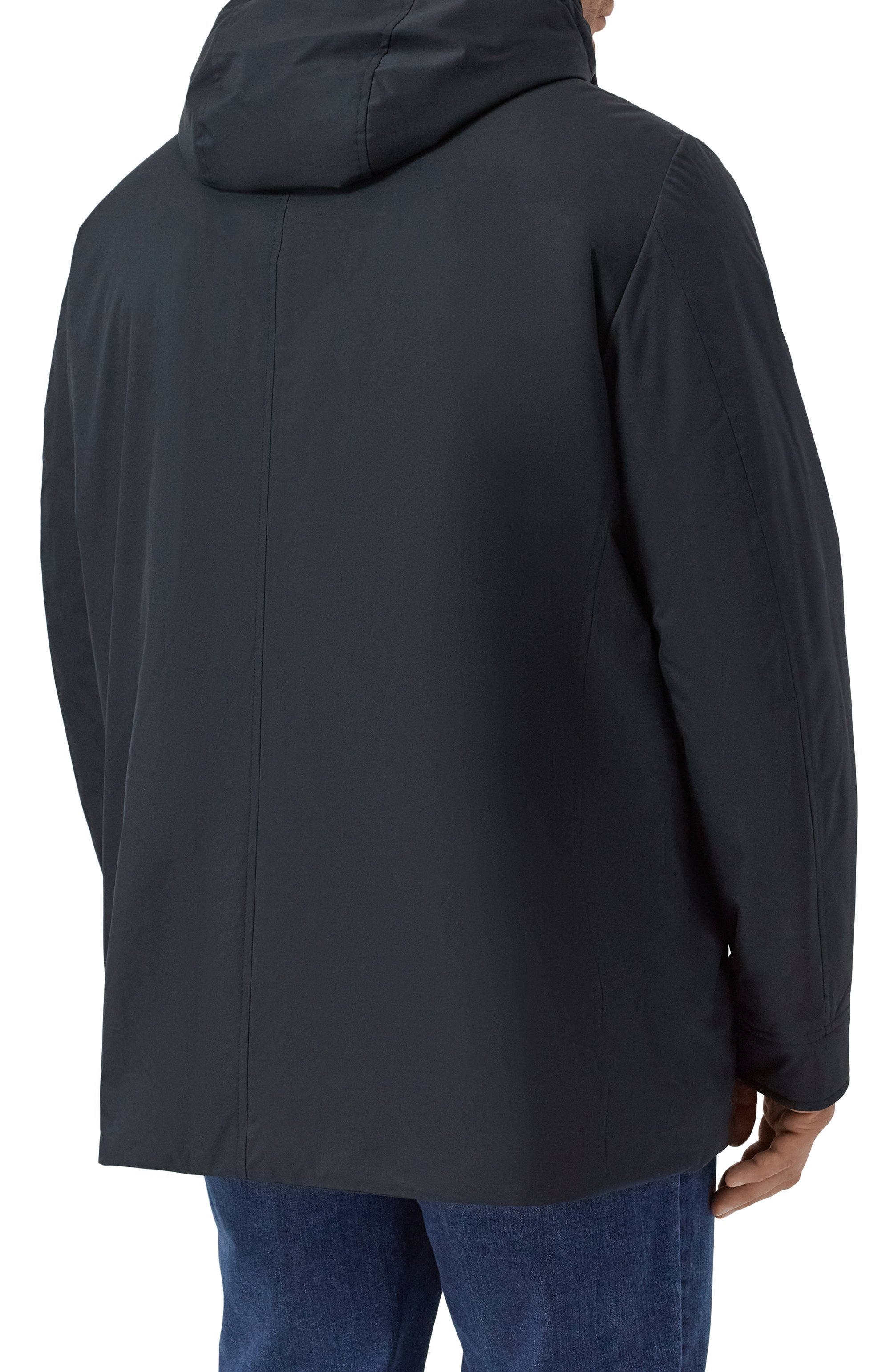 Утепленная куртка petrini-ads MOORER темно-синего цвета по цене 198500 руб., арт. PETRINI/ADS/60-68, фото 4 Утепленная куртка petrini-ads MOORER, арт. PETRINI/ADS/60-68, фото 4