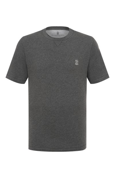 Мужская хлопковая футболка BRUNELLO CUCINELLI, арт. M0B131328G