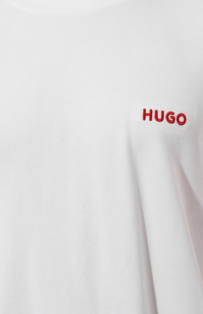 Хлопковая футболка HUGO, арт. 50520441, фото 5
