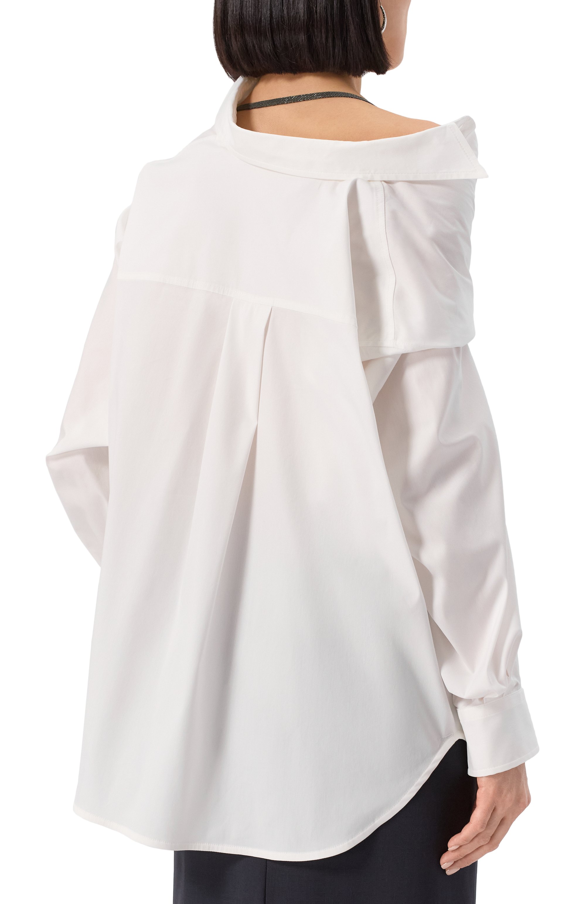 Хлопковая рубашка BRUNELLO CUCINELLI, арт. MP091ND806, фото 4