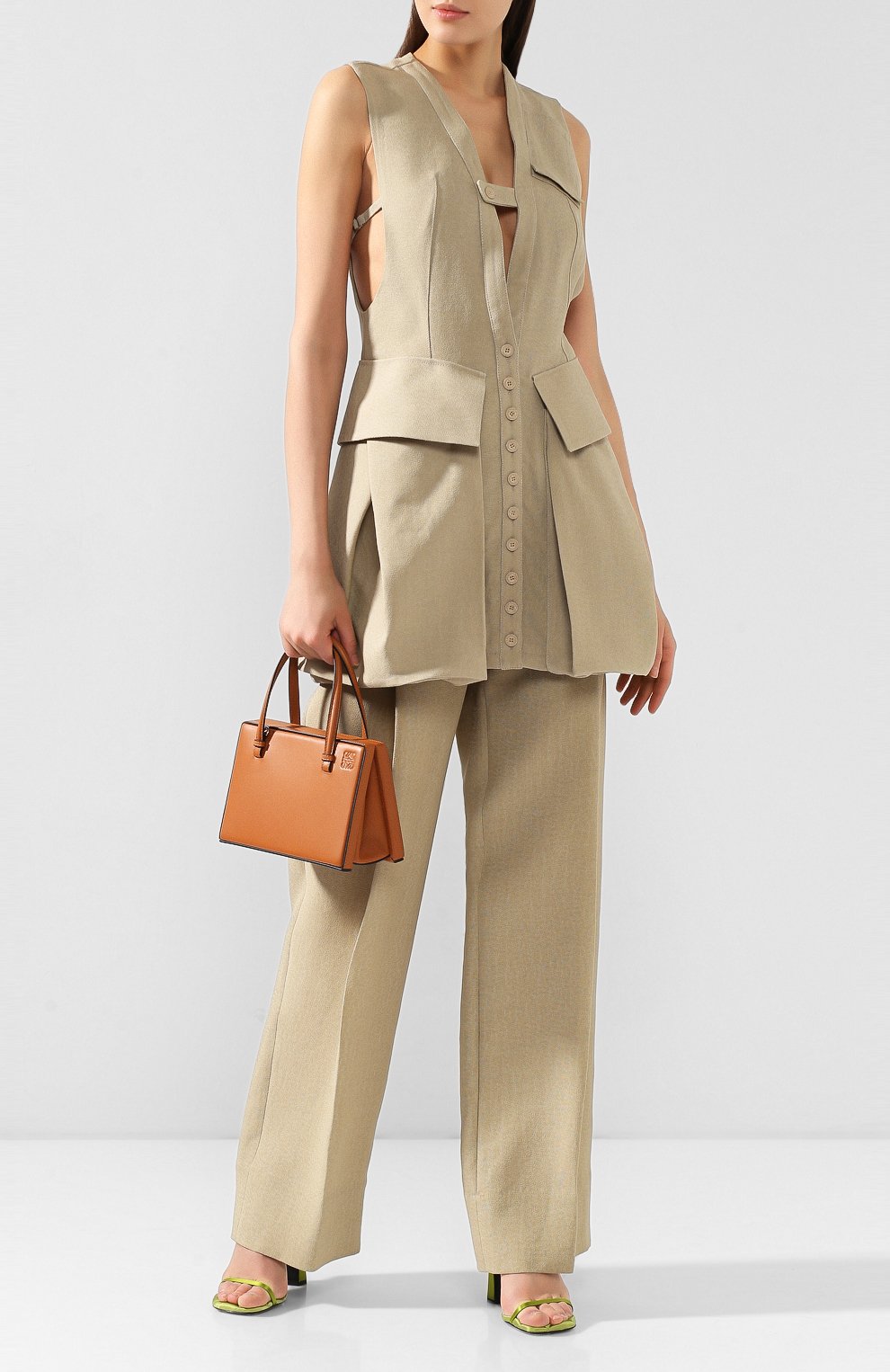 Шелковый жилет JACQUEMUS, арт. 193T009/15190, фото 2