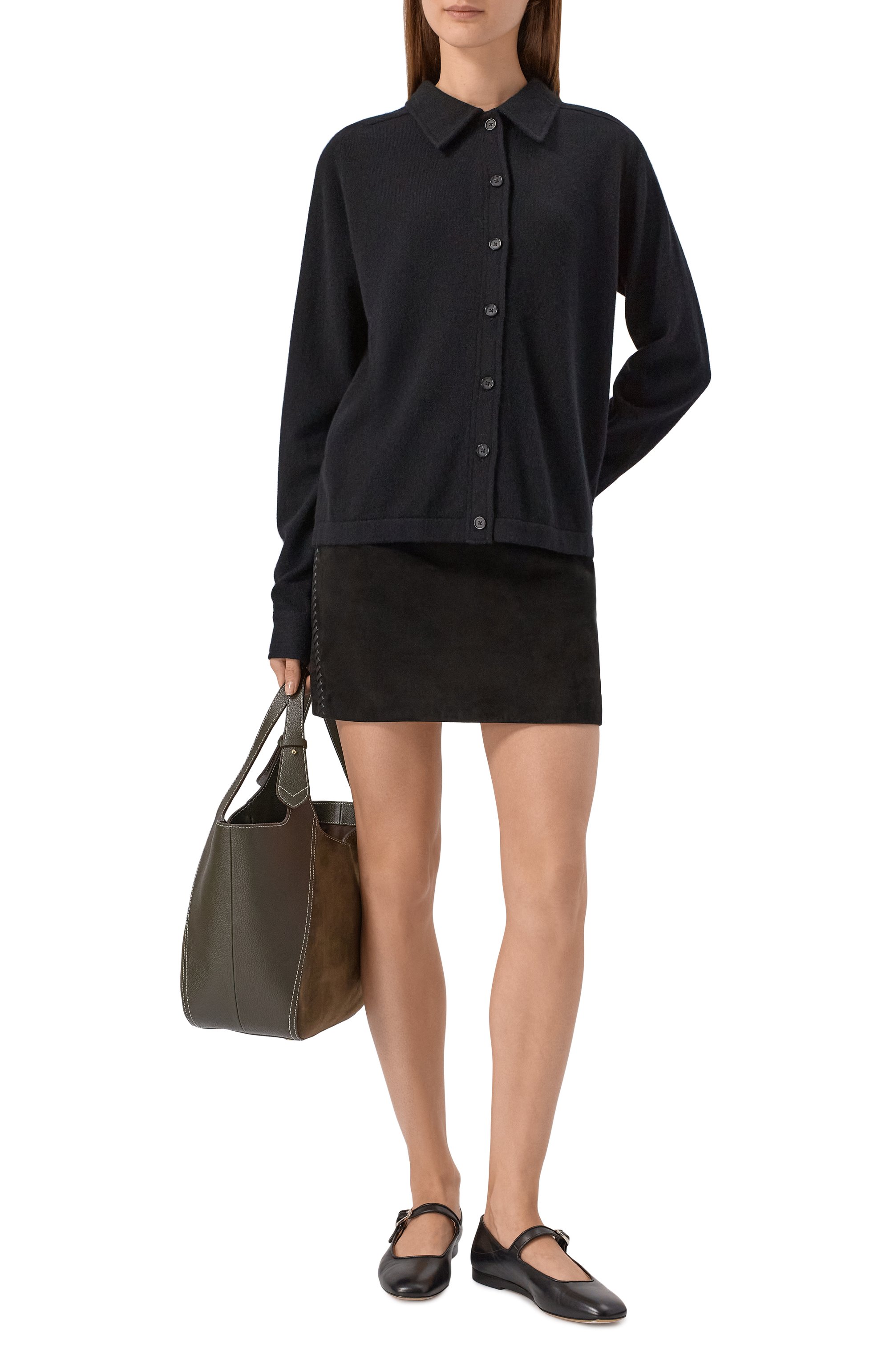 Замшевая юбка 12 STOREEZ, арт. 130331, фото 2