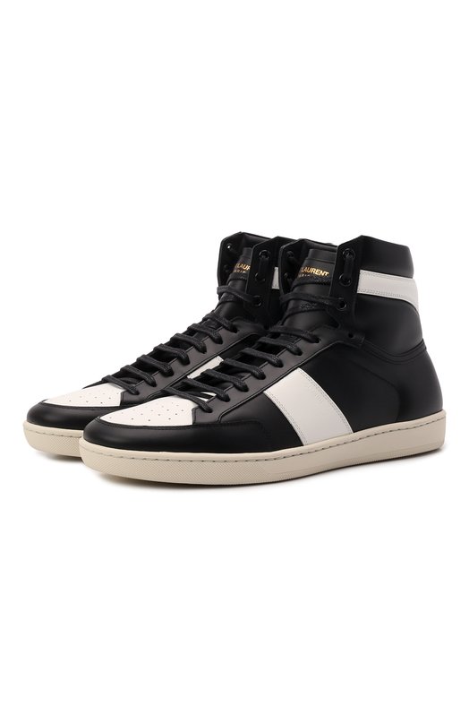 фото Кожаные кеды court classic sl/10h saint laurent