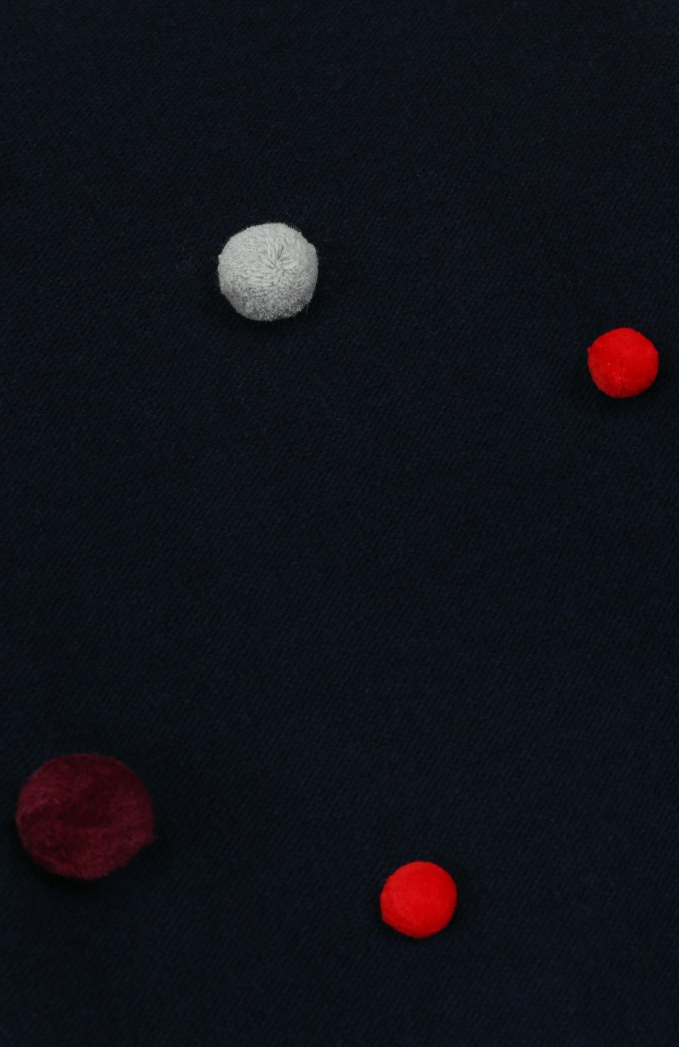 Шерстяное мини-платье с помпонами IL GUFO, арт. A17VT064EM220/5A-8A, фото 3