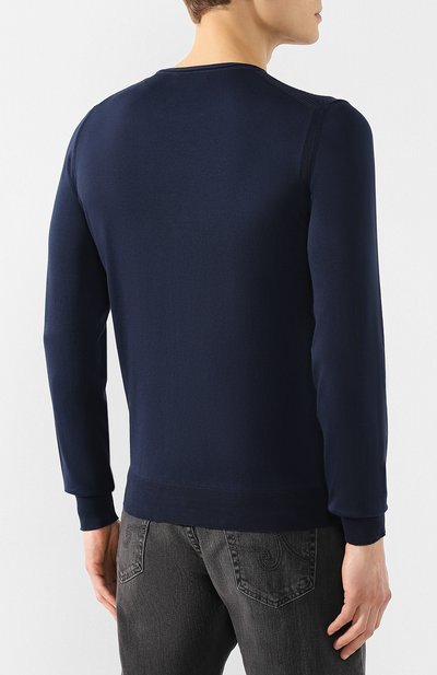 Хлопковый джемпер CORNELIANI, арт. 83M508-9125148/00, фото 4
